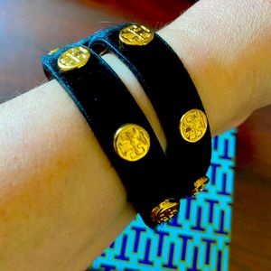 Tory Burch Calf Hair Double Bracelet